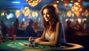 Antarmuka permainan Free Bet Blackjack menampilkan kartu dan taruhan